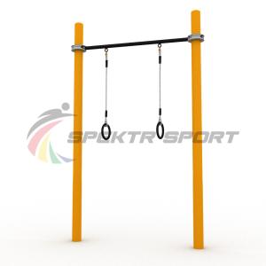Купить Турник классический для занятий Воркаут с кольцами SP WRK-07 + Rings_76mm в Иркутске 