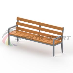 Купить Уличная скамейка со спинкой Дача в Иркутске 