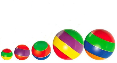Купить Мячи резиновые (комплект из 5 мячей различного диаметра) в Иркутске 